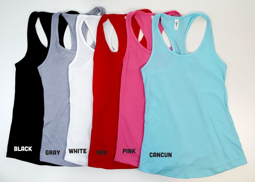 Savage Classy Bougie Rachet Bachelorette Party Racer Back Tank Tops Candy Wrapper Store
