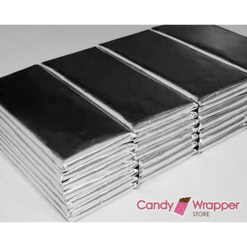 Silver Foil Wrappers for Candy Bars - Candy Wrapper Store Candy & Chocolate