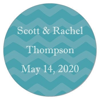 SWA17 - Chevron Background Wedding Sticker Chevron Background Wedding Sticker Candy Wrapper Store