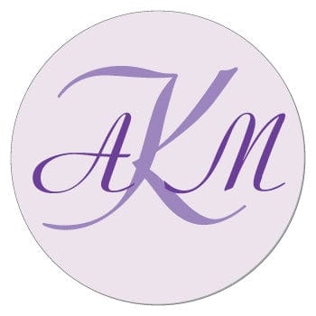 SWA18 - Monogram Wedding Stickers Monogram Wedding Stickers Candy Wrapper Store