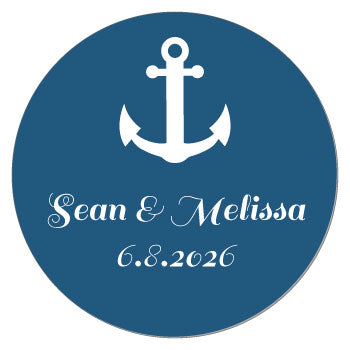 SWA217 - Anchor Nautical Wedding Sticker Anchor Nautical Wedding Sticker WA217