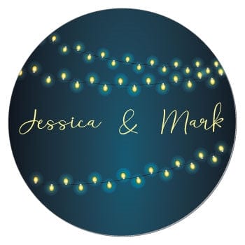 SWA338 - String of Lights Wedding Sticker String of Lights Wedding Sticker WA338