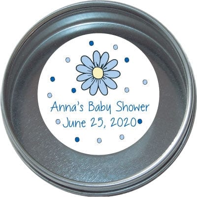 TBS9 - Baby Shower Tins - Set of 24 Daisy Baby Shower Tins
Birth Announcement Candy Wrapper Store