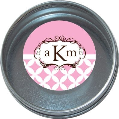 TWA25 - Wedding Monogram Tins Wedding Monogram Tins Candy Wrapper Store