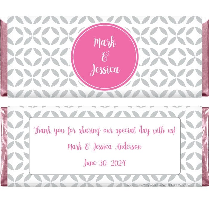 WA339 - Big Dot Wedding Candy Bar Wrappers Big Dot Wedding Candy Bar Wrappers Wedding Favors WA339