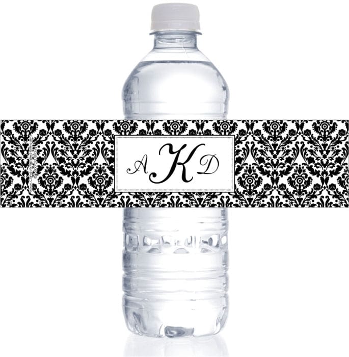 Damask Themed Water Bottle Labels for your wedding – Candy Wrapper Store damask-themed-water-bottle-labels-for-your-wedding-candy-wrapper-store