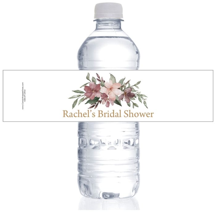 Free Printable Bridal Shower Water Bottle Labels