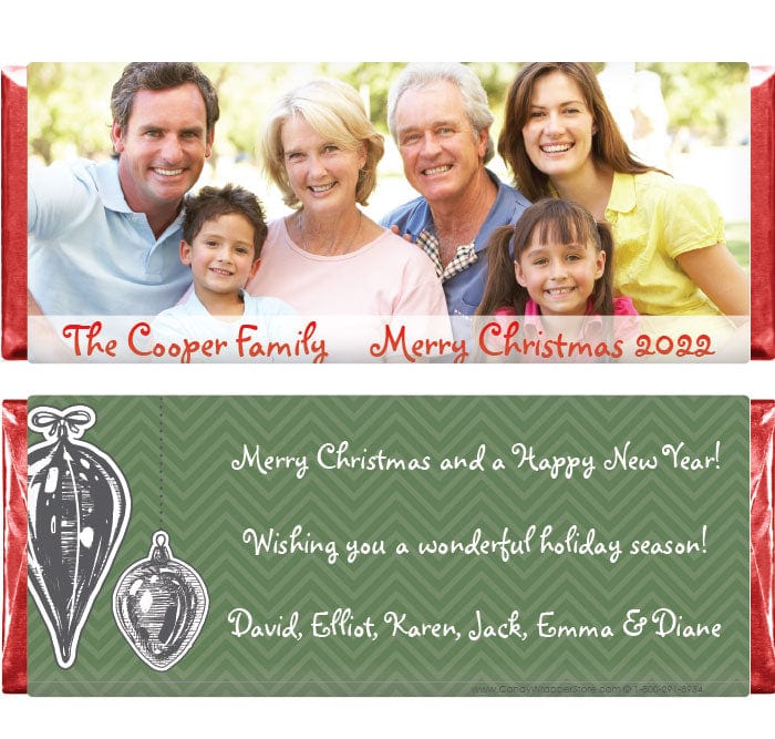 XMAS206photo - Vintage Ornaments Christmas Candy Wrapper Vintage Ornaments Christmas Candy Wrapper Candy Wrapper Store