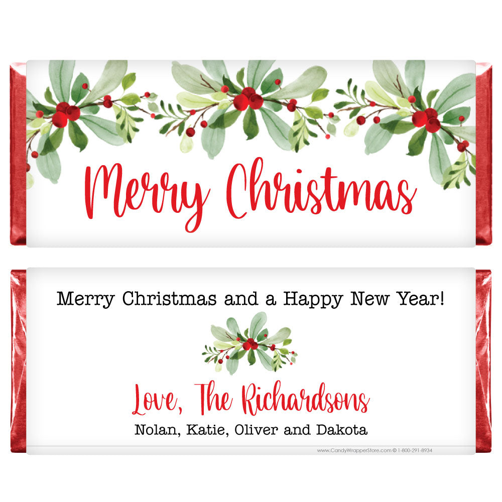 XMAS400 - Photo Christmas Candy Bar Wrappers Photo Christmas Candy Bar Wrappers Candy Wrapper Store