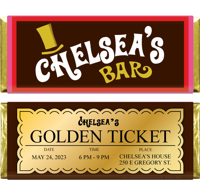 Newest Regular Size Personalized Candy Bar Wrappers - Candy Wrapper Store