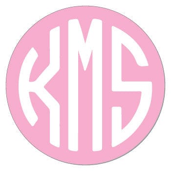 Bat Mitzvah Monogram Stickers - SBAT207 Bat Mitzvah Monogram Stickers BAT207