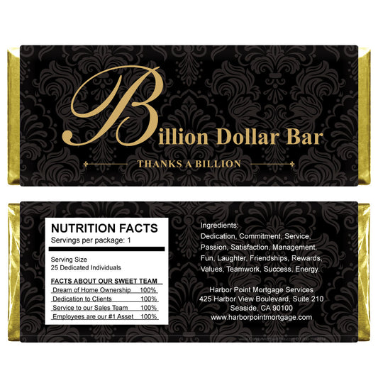 Billion Dollar Business Candy Bar Billion Dollar Business Candy Bar Candy & Chocolate BUS222