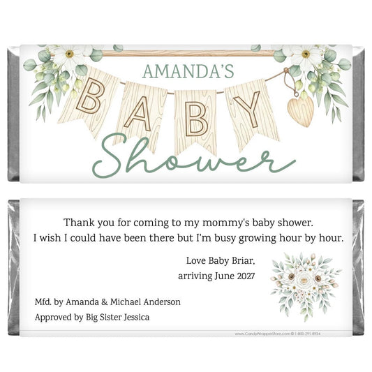 Boho Baby Shower Candy Bar Wrappers Berry Sweet Baby Shower Candy Bar Wrappers Baby & Toddler BS383