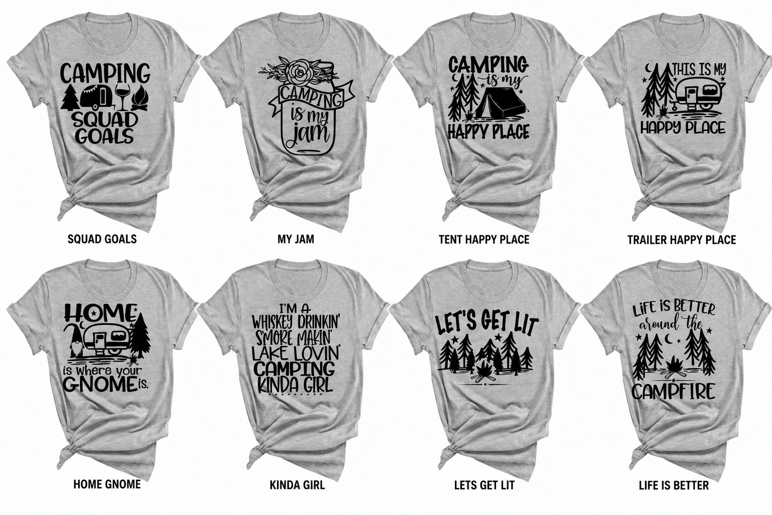 Camping is my Jam Grey Unisex Funny T-Shirt - Many More Camping Designs Available Camping is my Jam Grey Unisex Funny T-Shirt - Many More Camping Designs Available Shelton Shirts