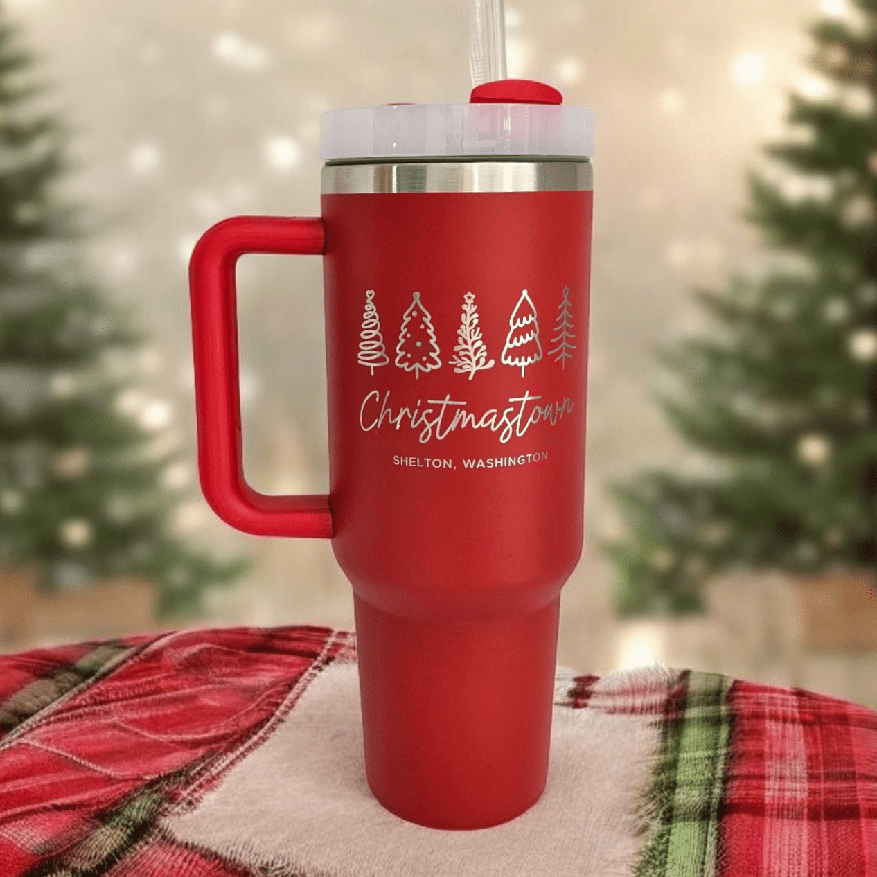 Christmastown Shelton Washington Christmas Trees Tumbler Christmastown Shelton Washington Christmas Trees Tumbler Mugs Candy Wrapper Store