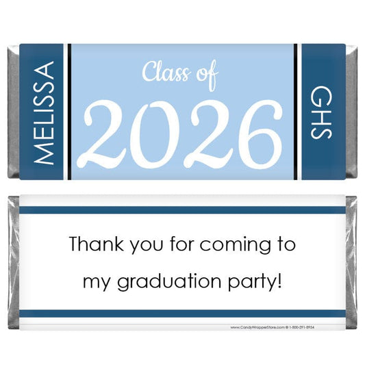 Class of 2026 Graduation Candy Bar Wrapper Class of 2025 Graduation Candy Bar Wrapper Candy Wrappers GRAD217