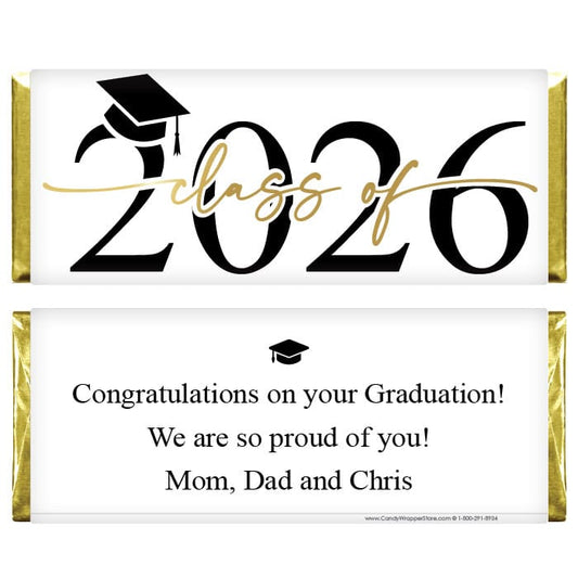 Class of 2026 Graduation Candy Bar Wrappers Class of 2025 Graduation Candy Bar Wrappers Candy Wrappers GRAD362