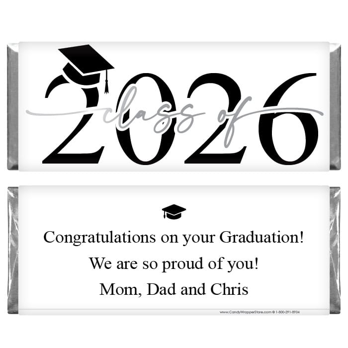 Class of 2026 Graduation Candy Bar Wrappers Class of 2025 Graduation Candy Bar Wrappers Candy Wrappers GRAD362