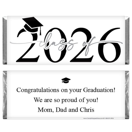 Class of 2026 Graduation Candy Bar Wrappers Class of 2025 Graduation Candy Bar Wrappers Candy Wrappers GRAD362