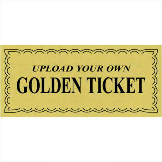 Custom Golden Ticket customwrapper