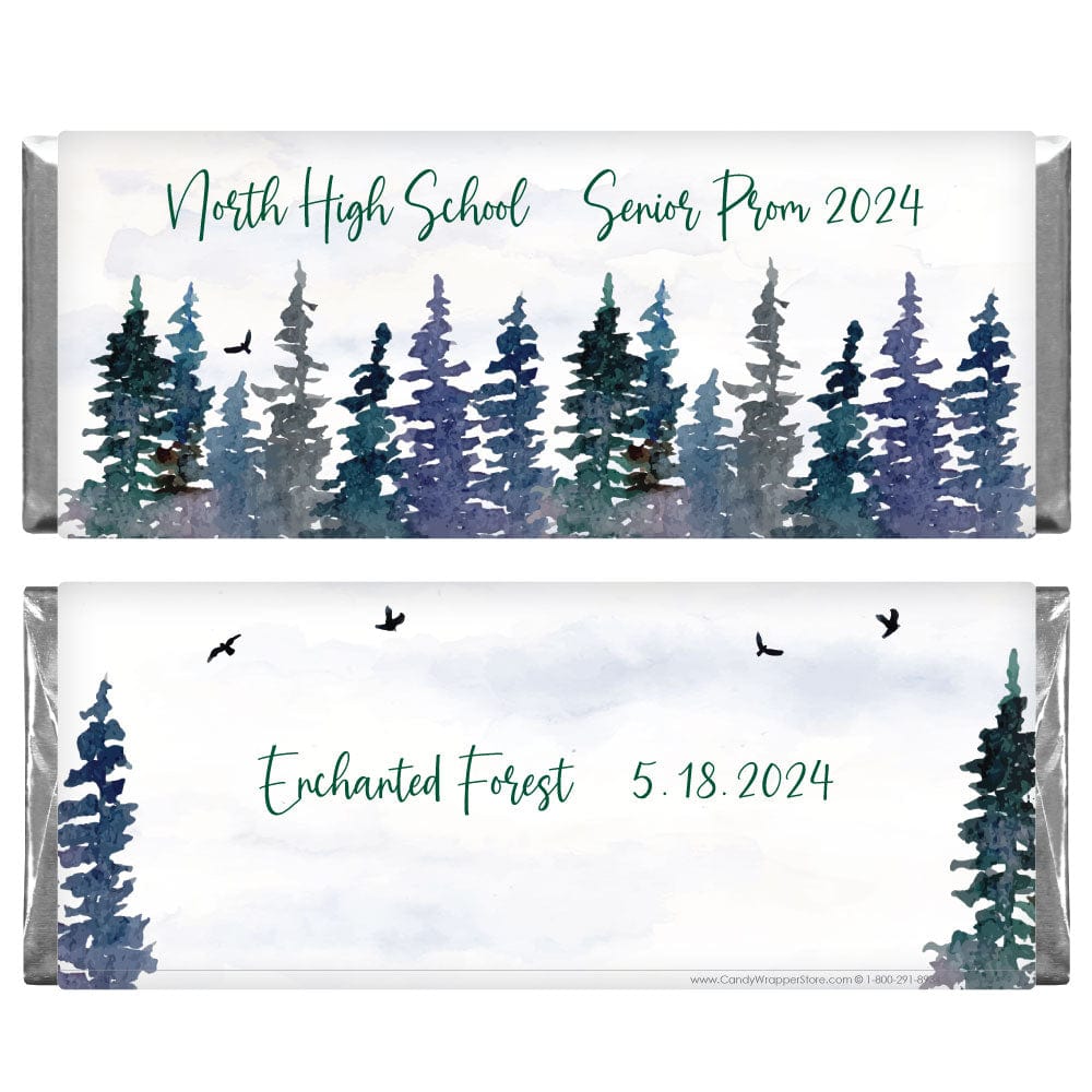 Enchanted Forest Senior Prom or Ball Personalized Candy Wrapper Candy Wrappers Prom