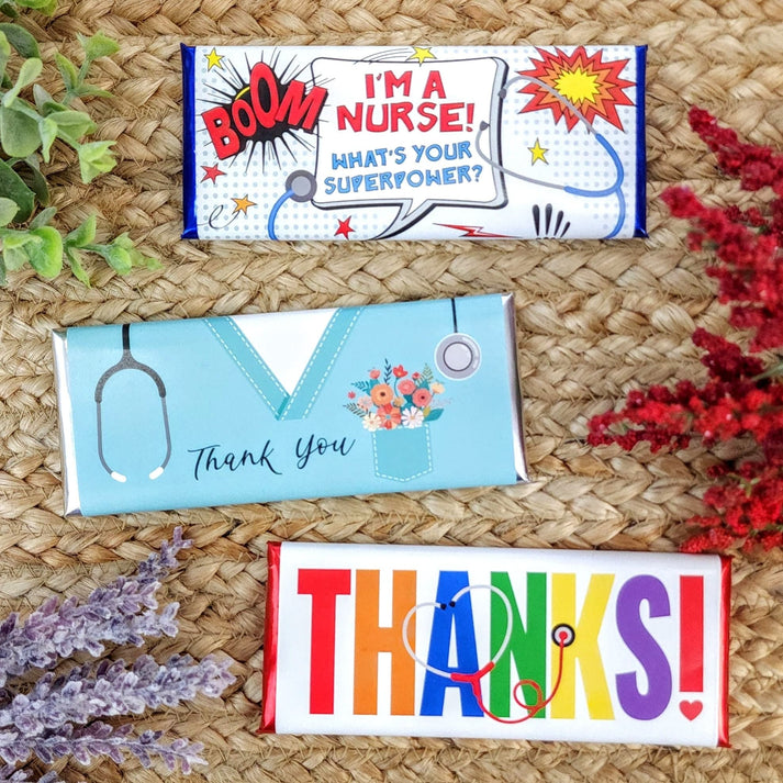 Happy Nurses Week Candy Bar Wrappers – Candy Wrapper Store