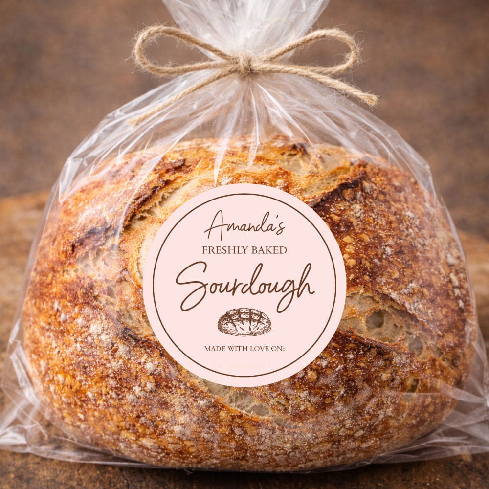 Freshly Baked Sourdough Personalized Stickers Freshly Baked Sourdough Personalized Stickers Stickers Slove100