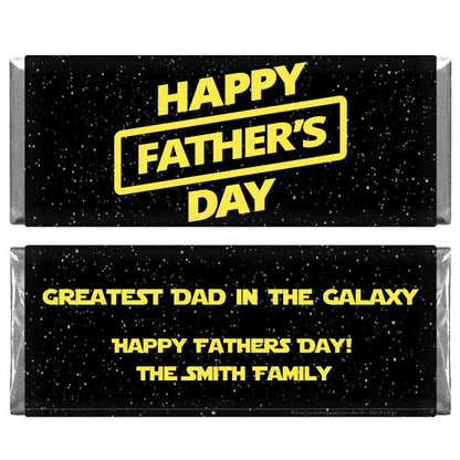 Galaxy Happy Father's Day Candy Bar Wrapper Father's Day Wonderful Candy Bar Wrapper Party Favors FD204