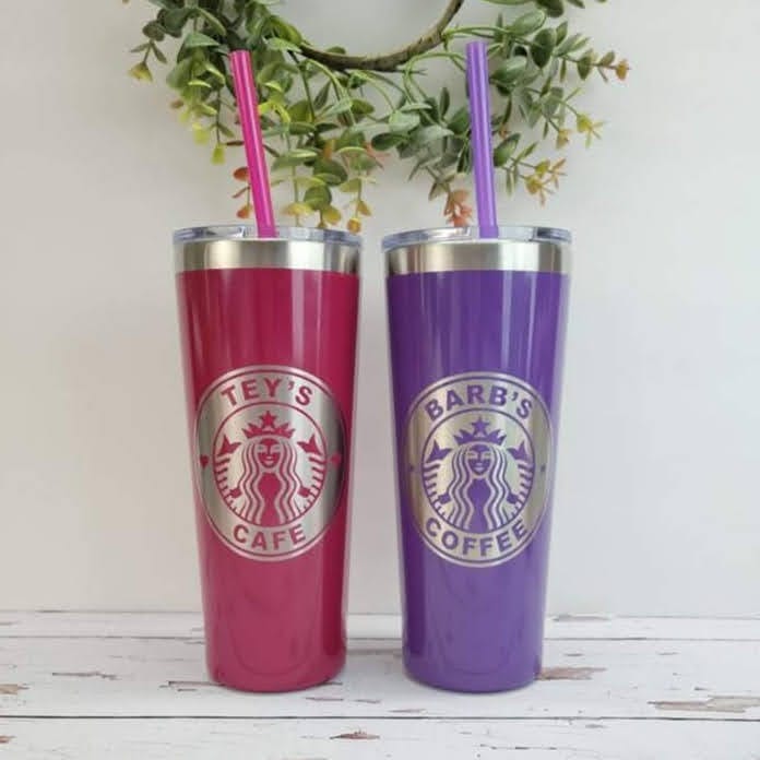 Starbucks Ss tumblers teal & outlet Turquoise