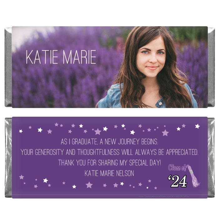 GRAD248photo - Full Photo Graduation Candy Bar Wrapper Full Photo Graduation Candy Bar Wrapper Candy Wrappers GRAD248