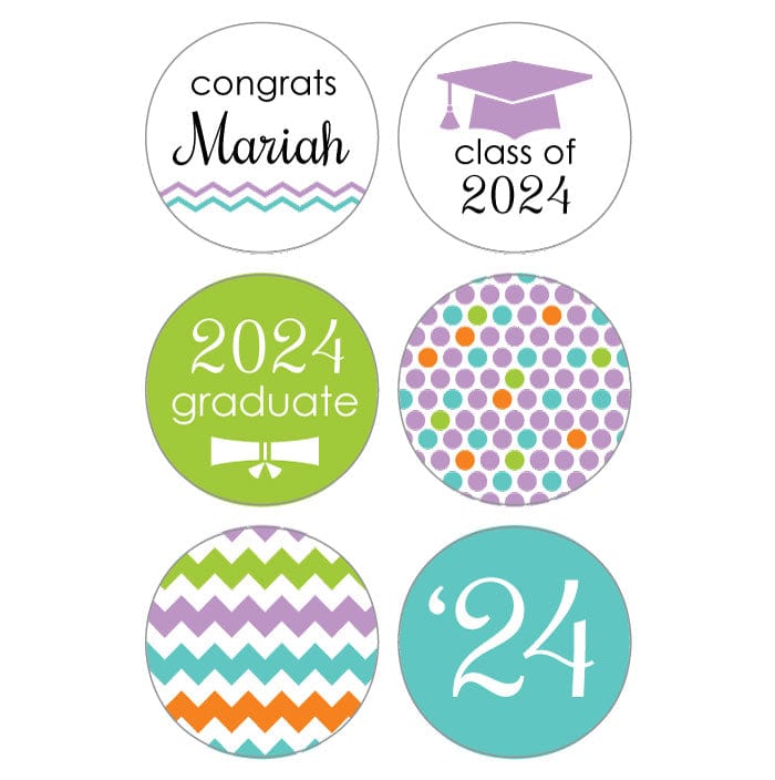 GRADkiss3 - Graduation Oh the Places Youll Go! Hersheys Kisses Set of 6 designs Graduation Hersheys Kisses Set of 6 designs Party Favors Candy Wrapper Store