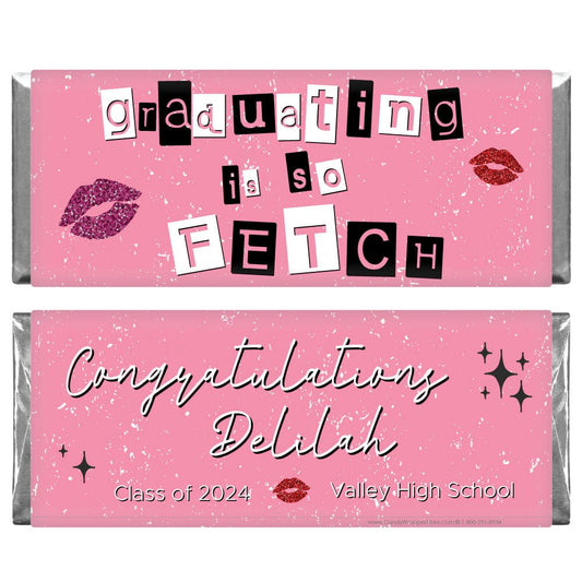 Graduating is so Fetch 2024 Graduation Candy Bar Wrappers Candy Wrappers GRAD438
