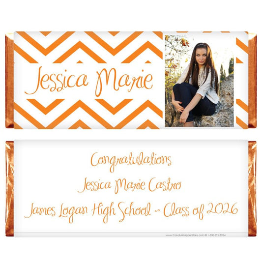 Graduation Chevron Photo Candy Bar Wrappers Graduation Chevron Photo Candy Bar Wrappers Candy Wrappers GRAD227