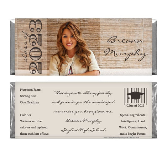Graduation Full Front Photo Candy Bar Wrappers Graduation Full Front Photo Candy Bar Wrappers Candy Wrappers GRAD237
