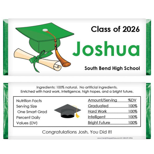 Graduation Hat Candy Bar Wrapper Graduation Hat Candy Bar Wrapper Candy Wrappers GRAD210