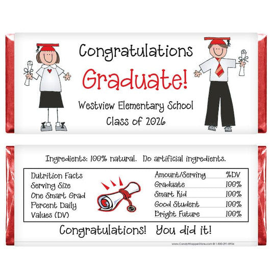 Graduation Kids Candy Bar Wrapper Graduation Candy Bar Wrappers Candy Wrappers GRAD208