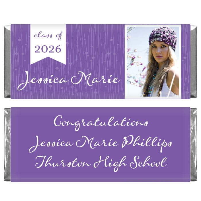 Graduation Whimsy Banner Photo Candy Bar Wrappers Graduation Whimsy Banner Photo Candy Bar Wrappers Candy Wrappers GRAD228