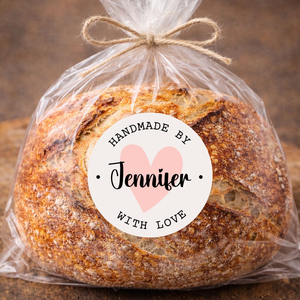 Handmade with Love Personalized Stickers Handmade with Love Personalized Stickers Slove100