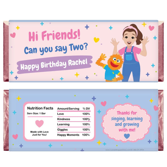 Hi Friends Birthday Candy Bar Wrapper Hi Friends Birthday Candy Bar Wrapper Candy Wrappers BD550
