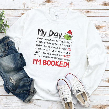 Im Booked! The Grinch Routine Crewneck Sweatshirt Im Booked! The Grinch Routine Crewneck Sweatshirt Shelton Shirts