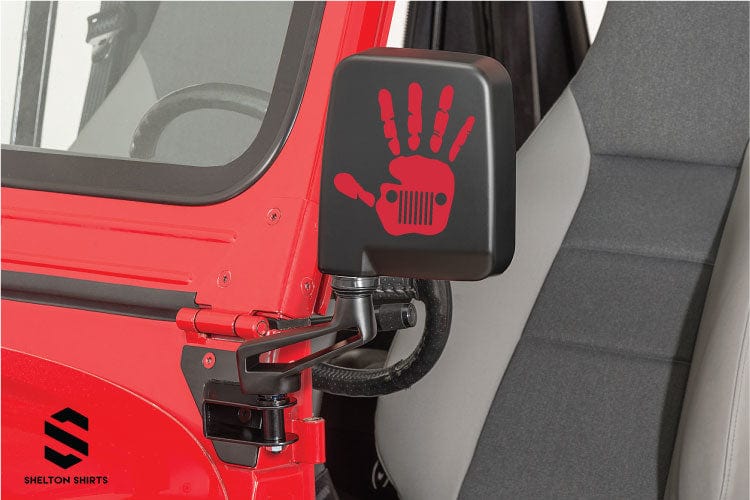 Jeep Wave Vinyl Decal Sticker for Driver Side Mirror Jeep Wave Vinyl Decal Sticker for Driver Side Mirror Candy Wrapper Store