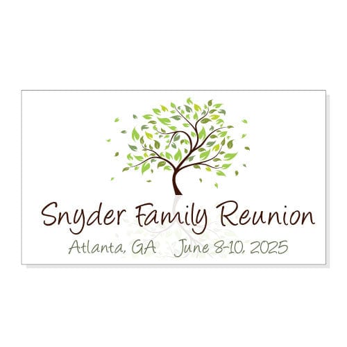 MAGFAM201 - Family Reunion Tree with Roots Magnet Family Reunion Tree Magnet Party Favors FAM201