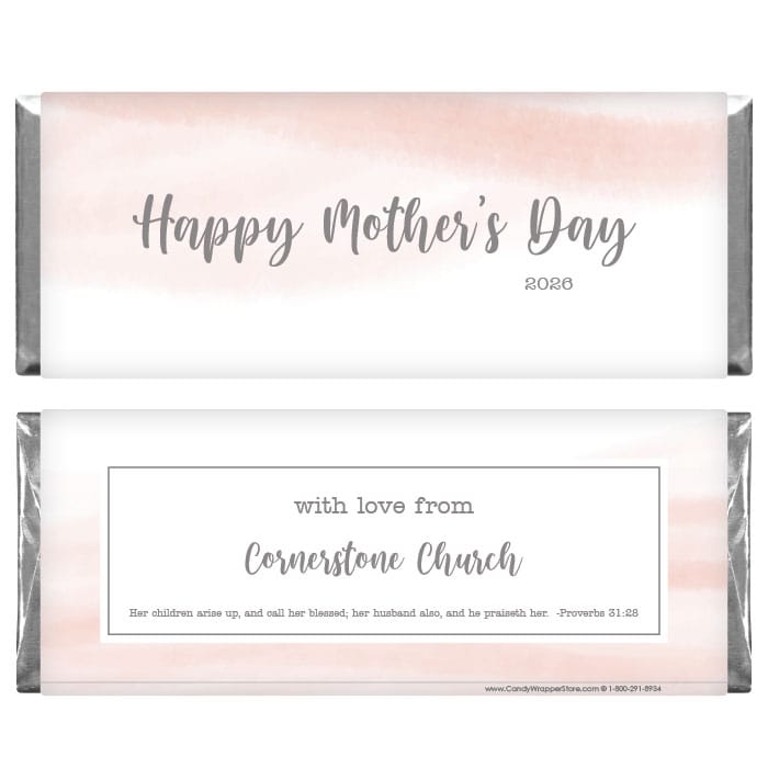 MD206 - Mother's Day Blush Mist Candy Wrappers Mother's Day Blush Mist Candy Wrappers md206