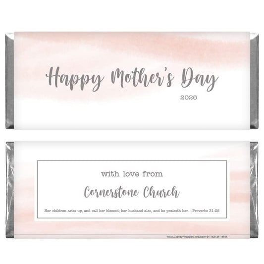 MD206 - Mother's Day Blush Mist Candy Wrappers Mother's Day Blush Mist Candy Wrappers md206