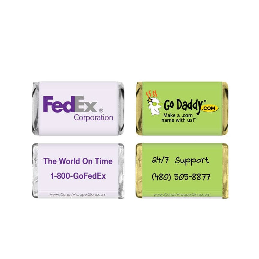 Miniature Custom Wrapper Miniature Hershey's Custom Candy Bar Wrappers customwrapper
