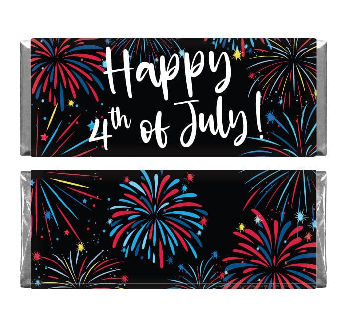 Non-Personalized 4th of July Fireworks Wrapper Quick Ship Favor - Set of 36 IND203