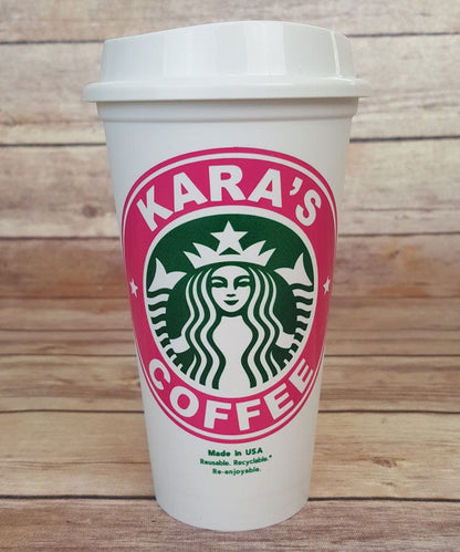 Starbucks Reusable Cup Personalised Hot Coffee Cup Starbucks Cups