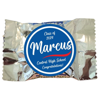 Personalized Graduation Sticker for Peppermint Patties York