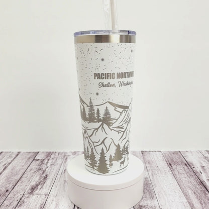 Personalized City and State Pacific Northwest 22oz Tumbler