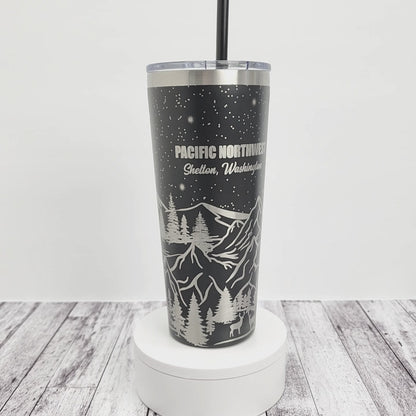 Personalized City and State Pacific Northwest 22oz Tumbler